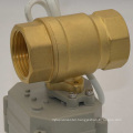 Dn15 NSF61 Brass Electric Ball Valve Price Cr202 Two Wires